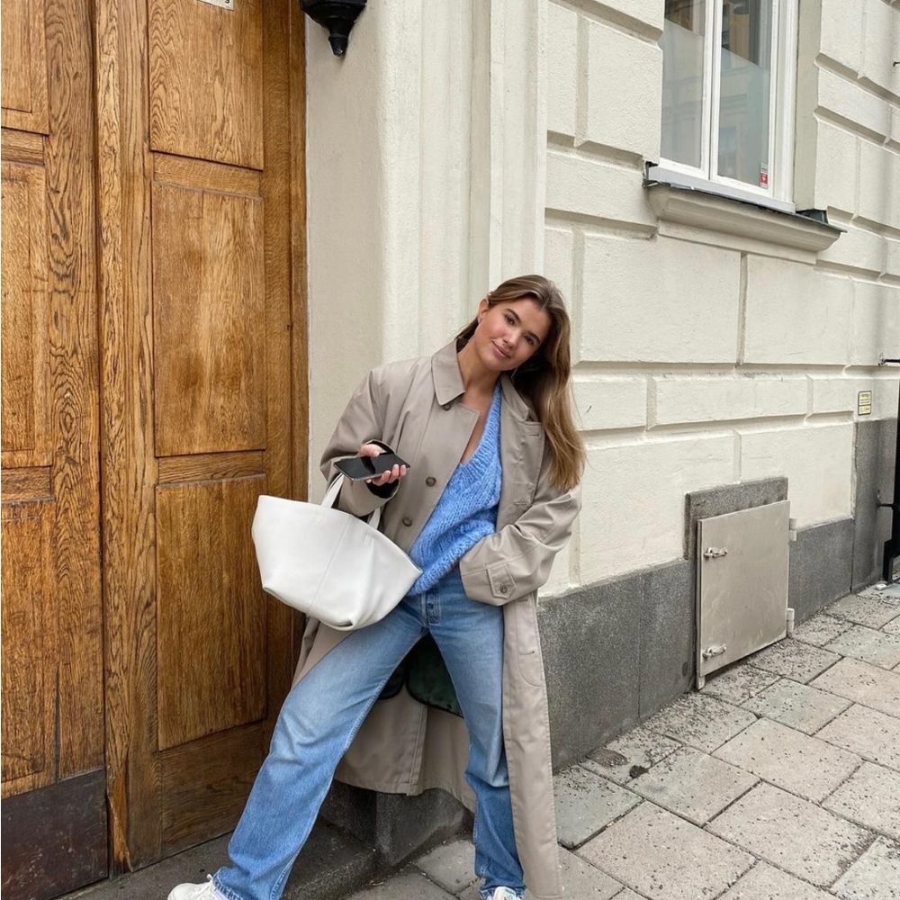 Mansur Gavriel Tulipano Bag Snow